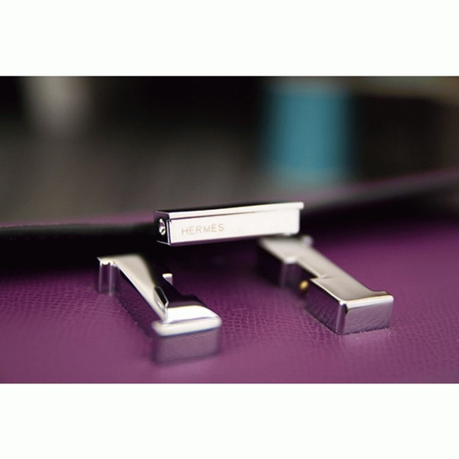 Purple fake designer H**me5 Constance wallet