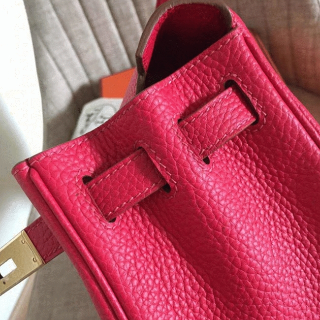 Red Clemence H**me5 Kelly Retourne 28cm Replica Handbag