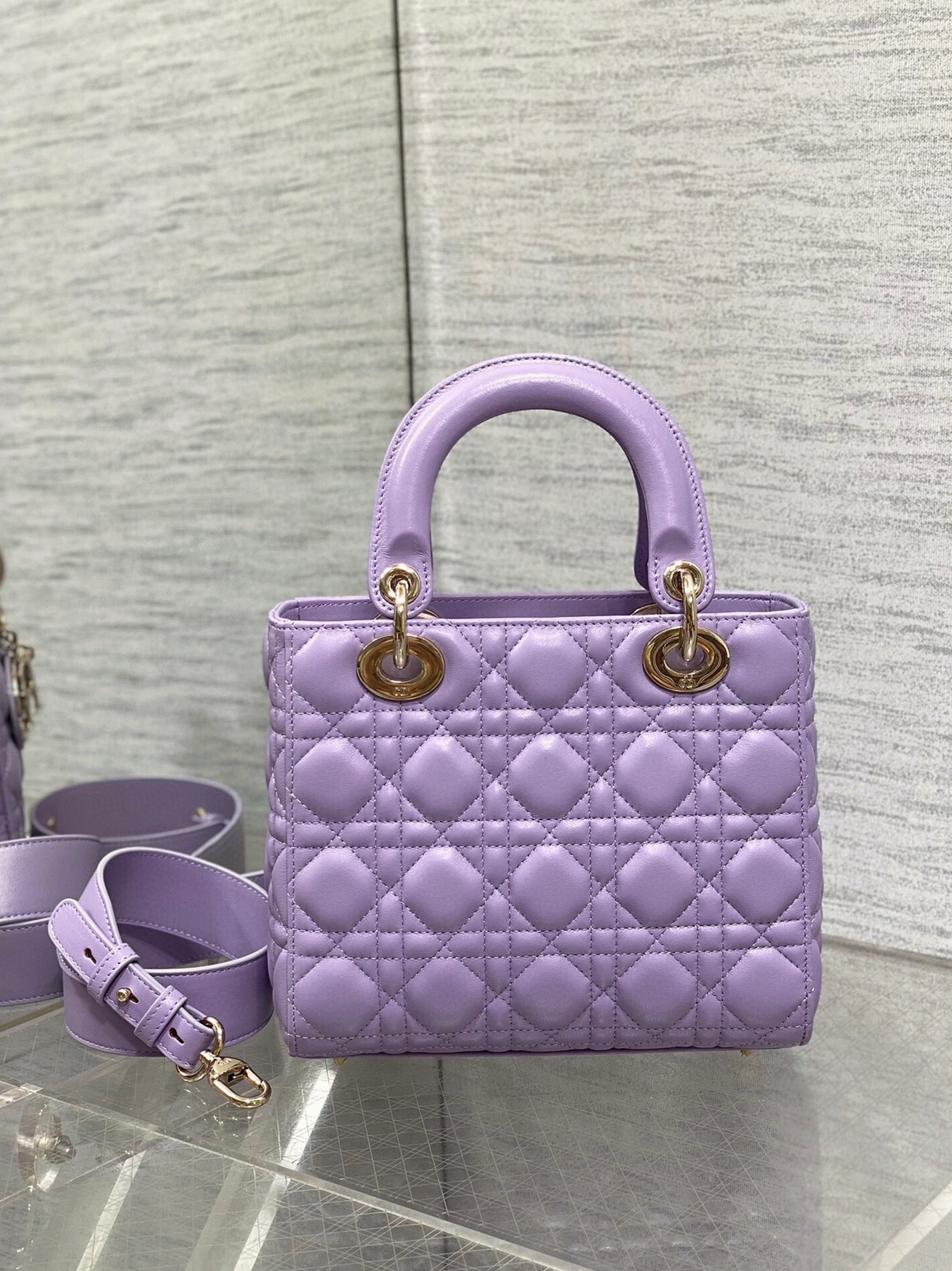 D10r Small Lady D10r My ABCD10r Bag Knockoff in Lilas