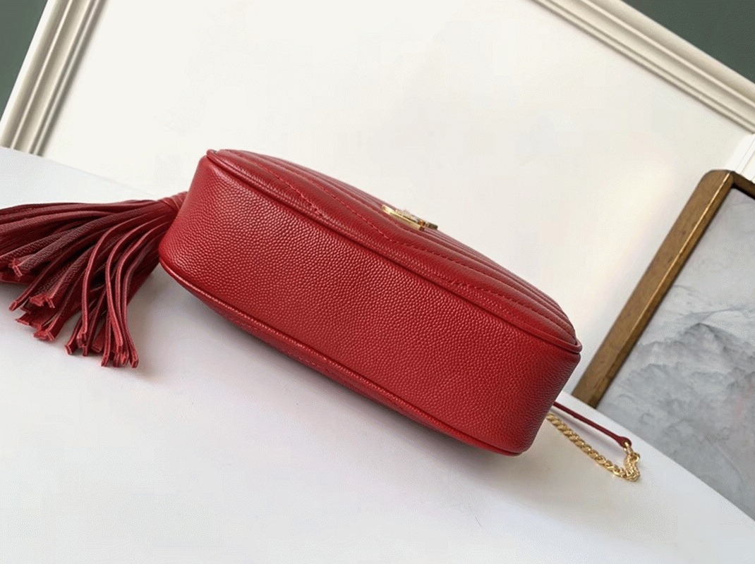 Fake Sa1nt Lau*nt Lou Mini Bag Red