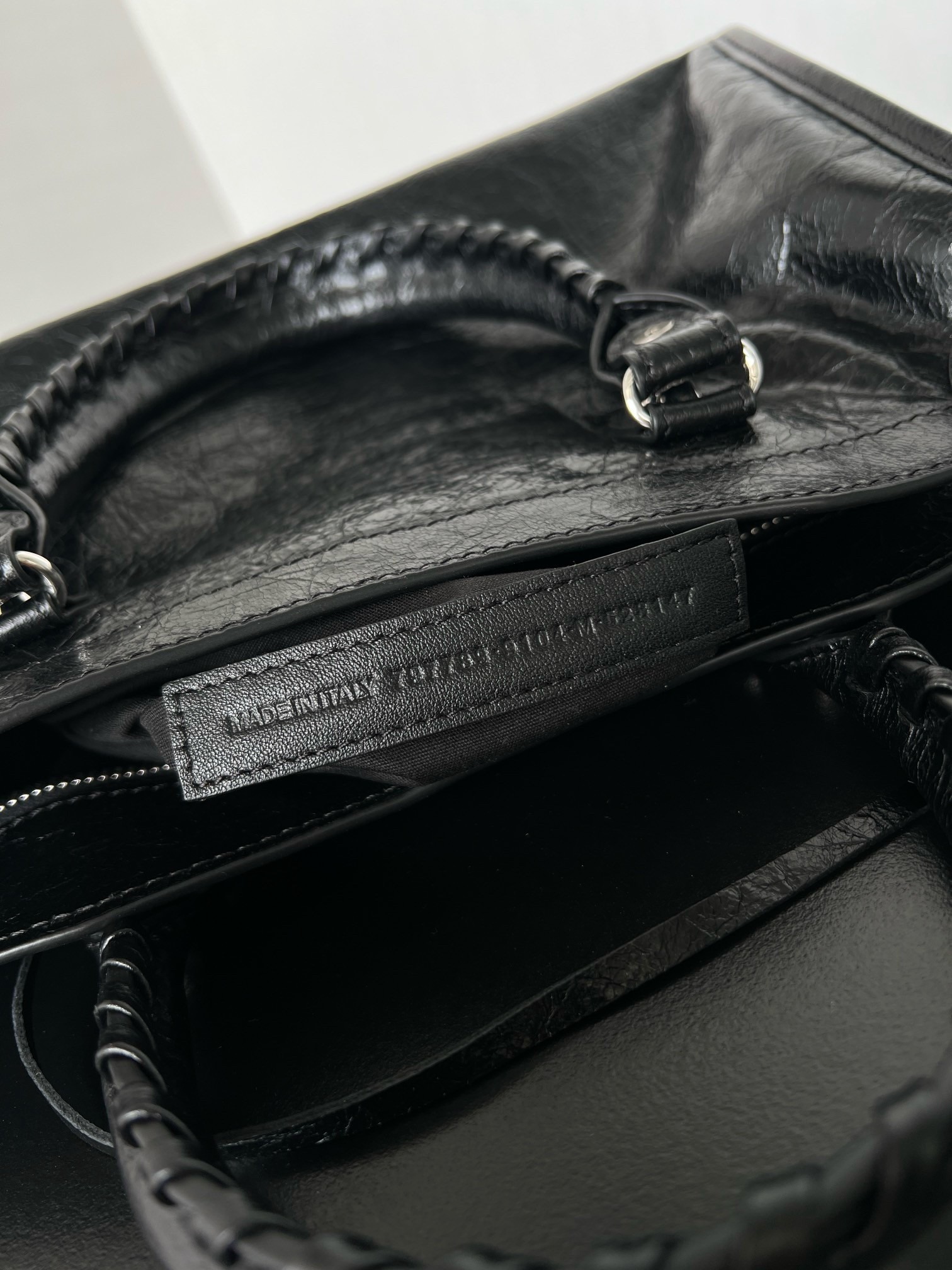 Knockoff Ba1en*iaga Le City Small Bag Black Arena Lambskin