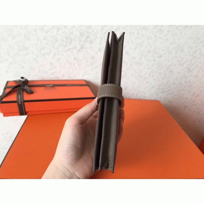 Taupe Epsom Fake H**me5 Bearn Wallet