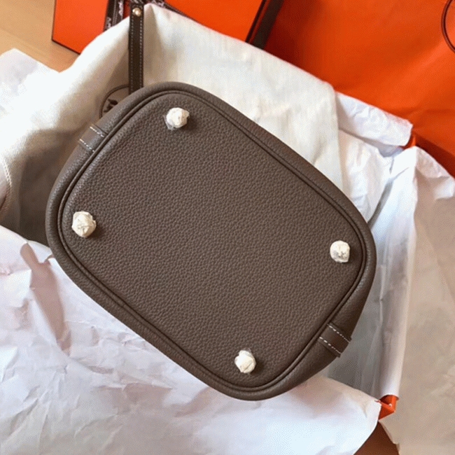Taupe best replica H**me5 Picotin Lock 22cm handbag