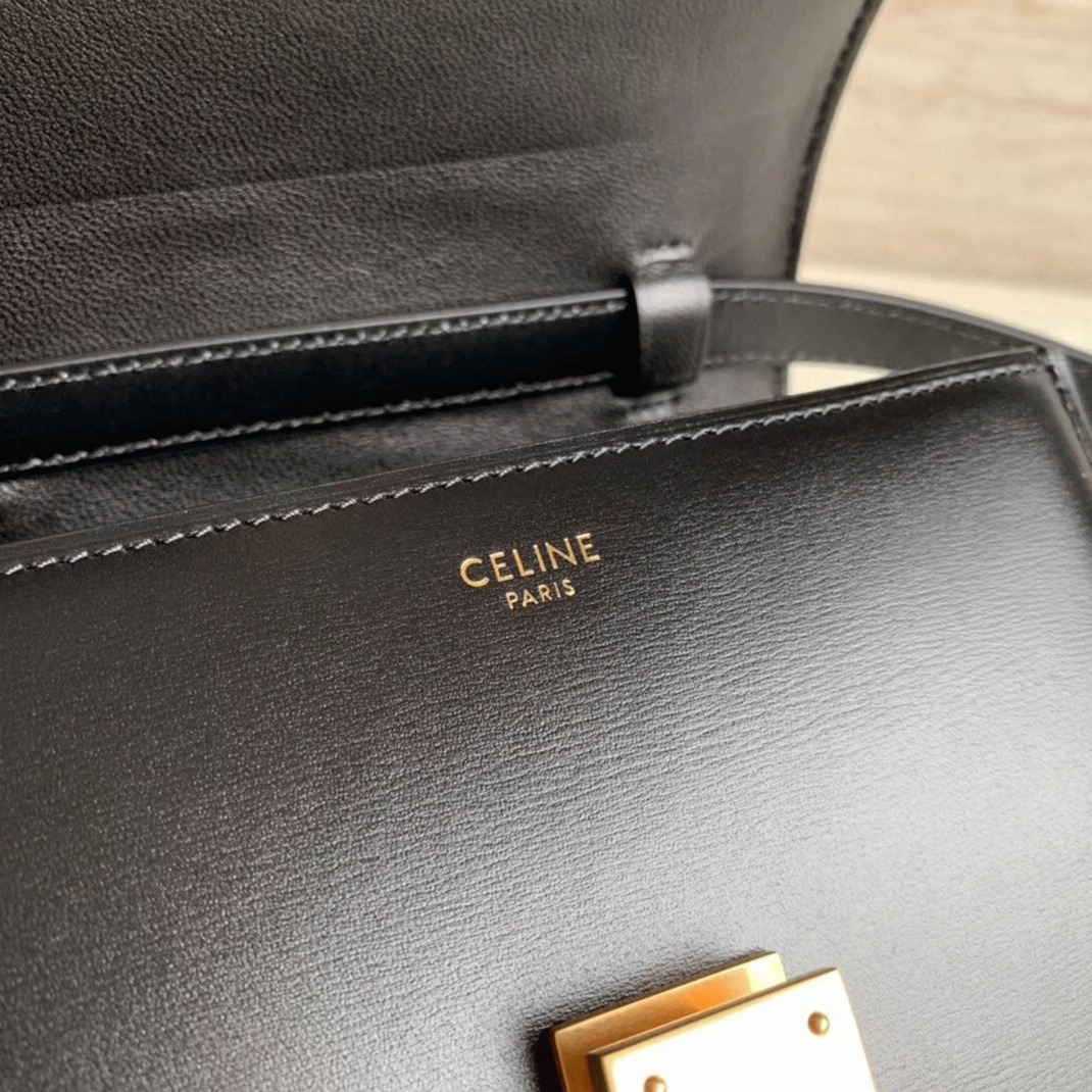 Top Quality Imitation Ce1i*e Classic Box Small Bag In Black