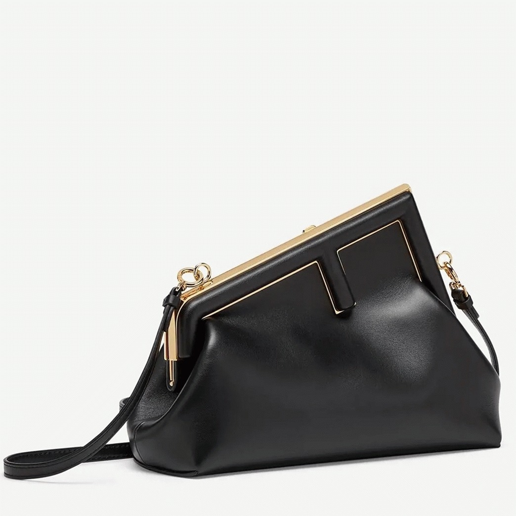 Top Quality Knockoff F**di First Small Bag In Black
