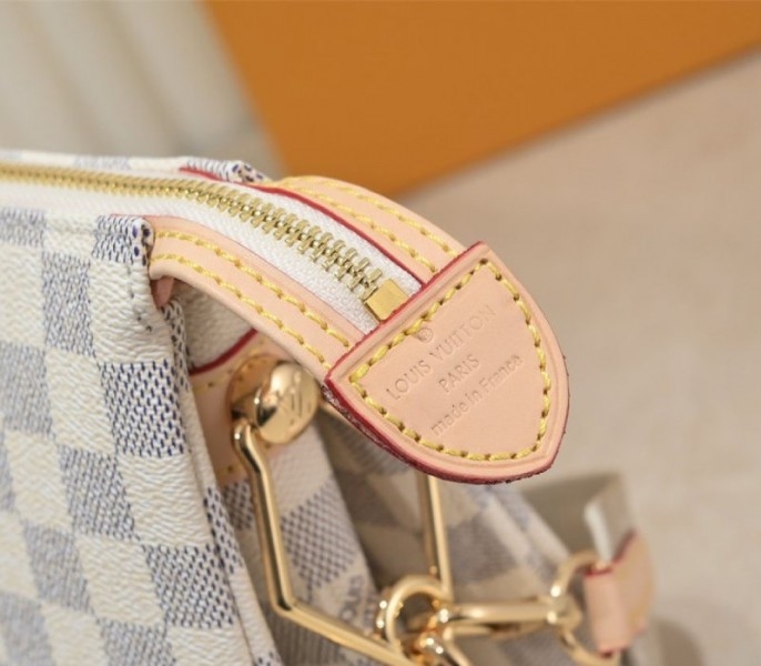 L0vis Vvtt0n Damier Azur Coussin PM Bag With Jacquard Strap
