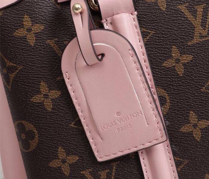 L0vis Vvtt0n Monogram Canvas Soufflot BB Bag In Peach