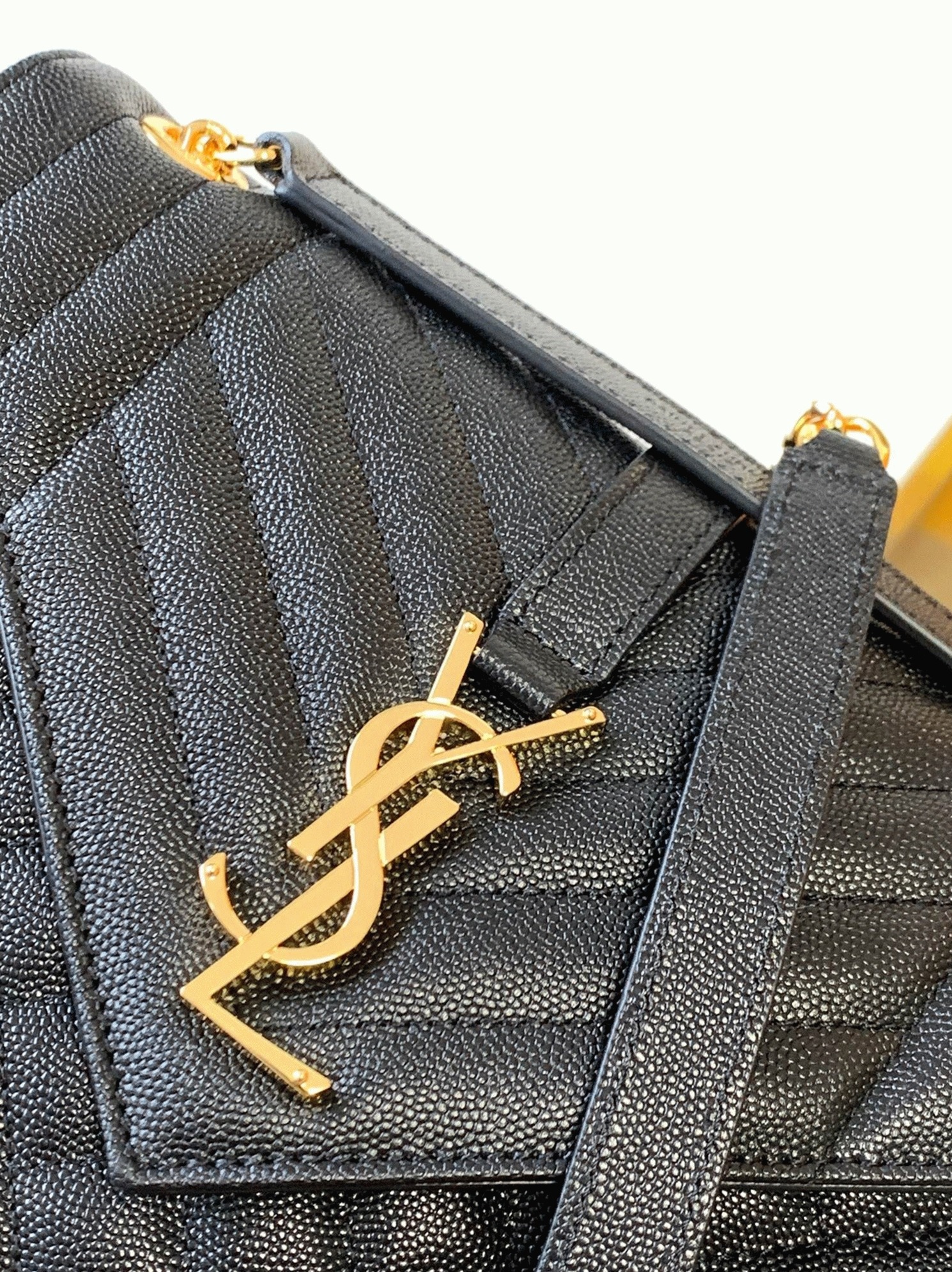 Replica Sa1nt Lau*nt Envelope Medium Bag Black