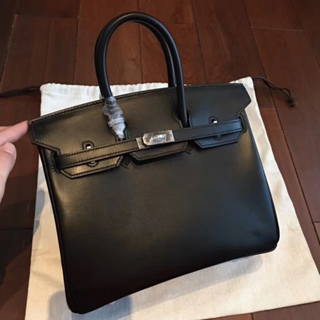 Classic Black H**me5 Birkin 25cm Luxury Replica