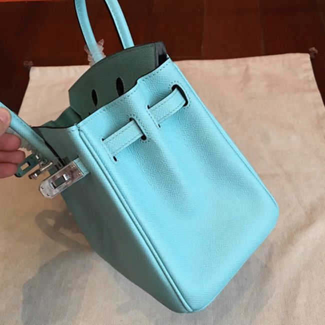Blue Atoll H**me5 Birkin 25CM High-End Replica