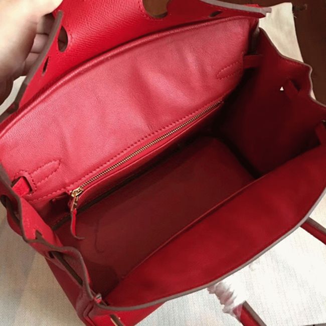 H**me5 Birkin 25cm Designer-Inspired Bag in Red