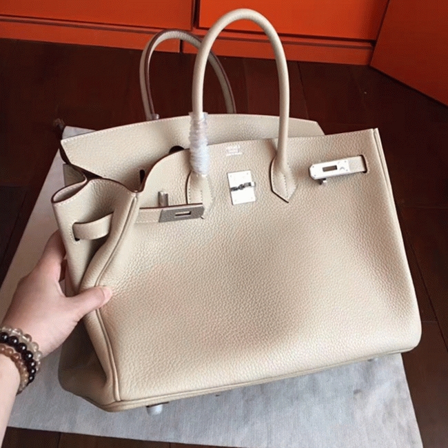 Ivory Replica H**me5 Birkin 35CM Classy Handbag