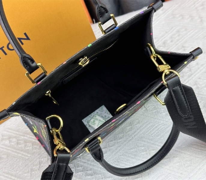 L0vis Vvtt0n X TM Multicolored Onthego PM In Black