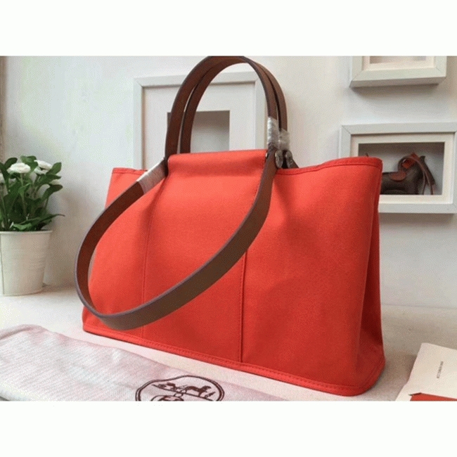 Capucine Canvas Replica H**me5 Cabag Elan Chic Canvas Bag