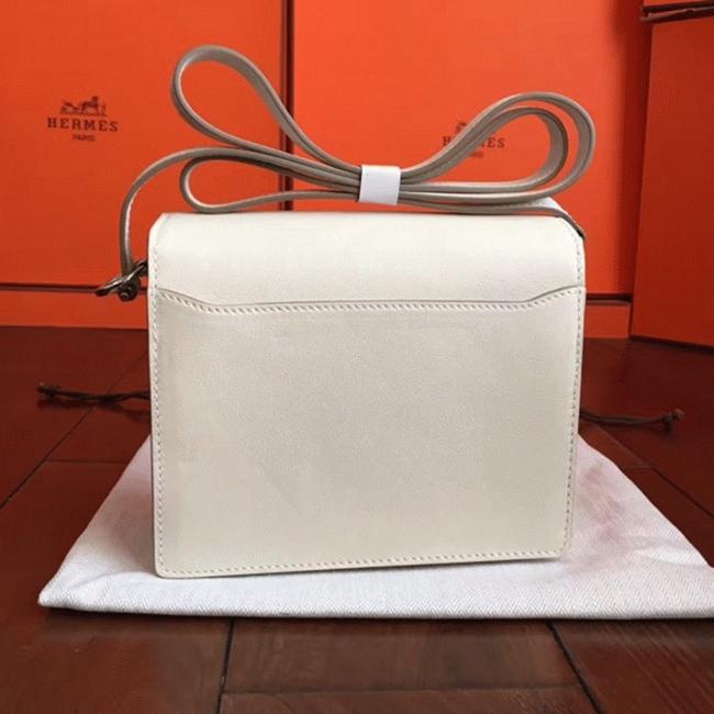 Ivory cheap replica H**me5 Mini Sac Roulis handbag