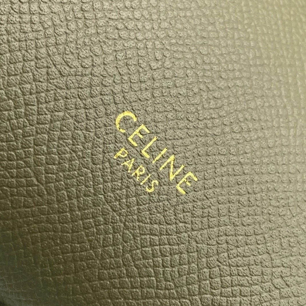 Ce1i*e Belt Nano Bag Fake in Army Green