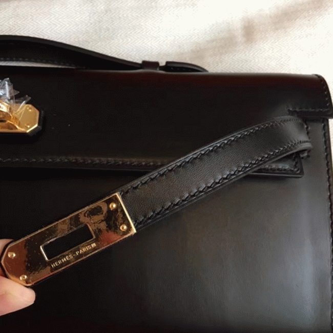 Black Box Replica H**me5 Kelly Cut Clutch Classic Design