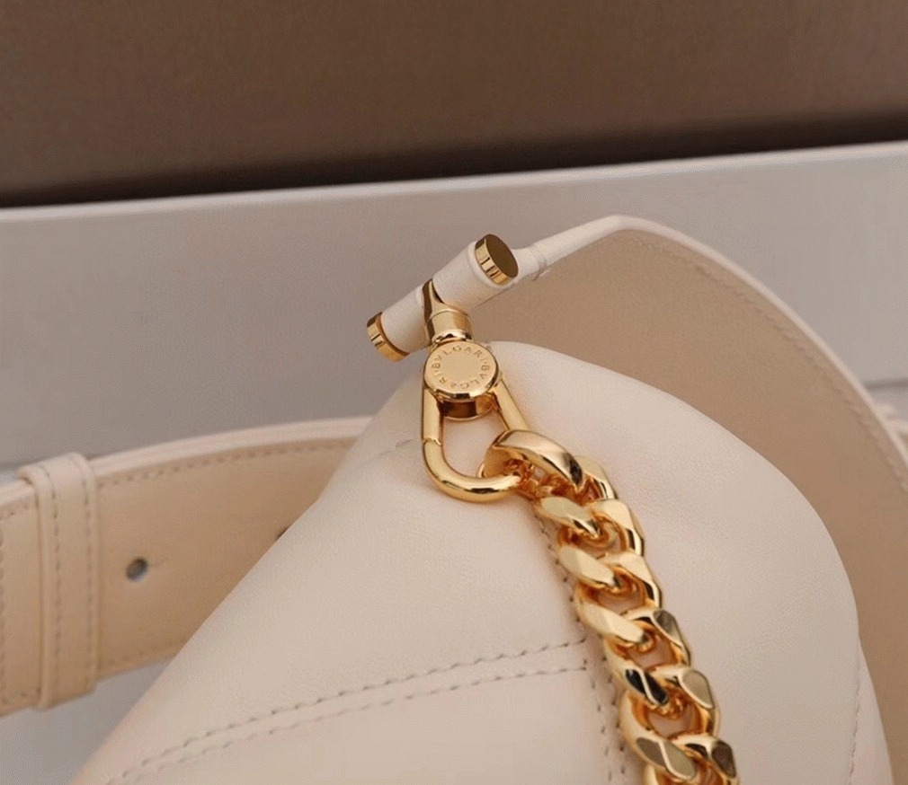 Knockoff Bv1g*ai Serpenti Cabochon Mini Bag White Calfskin