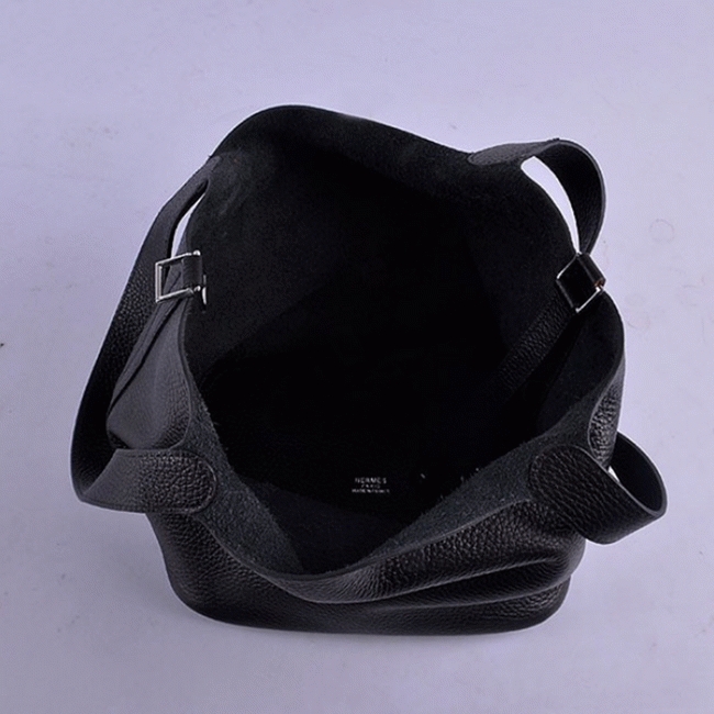 Black knockoff H**me5 Picotin Lock handbag