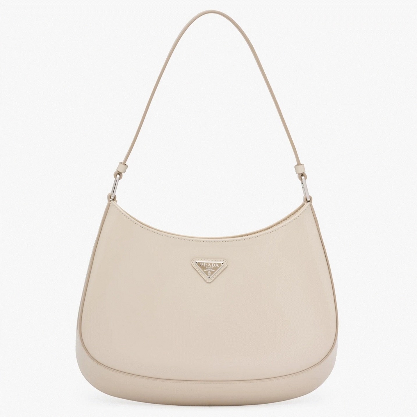 Beige Pra*a Cleo Large Bag Replica