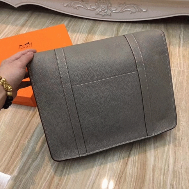 Grey Luxury Replica H**me5 Steve Messenger Bag