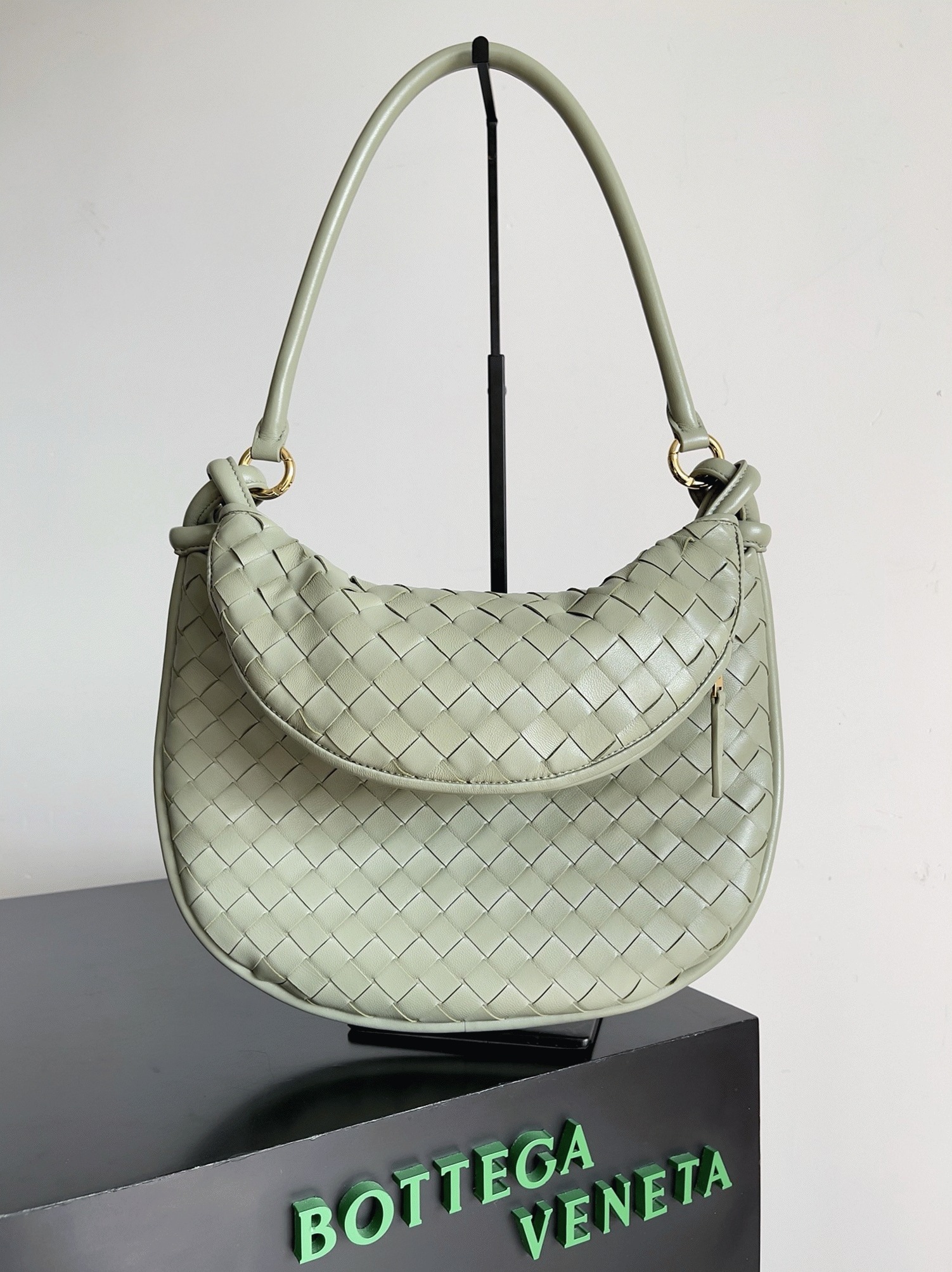 Fake B0tt*ga Ven*ta Gemelli Medium Bag Travertine