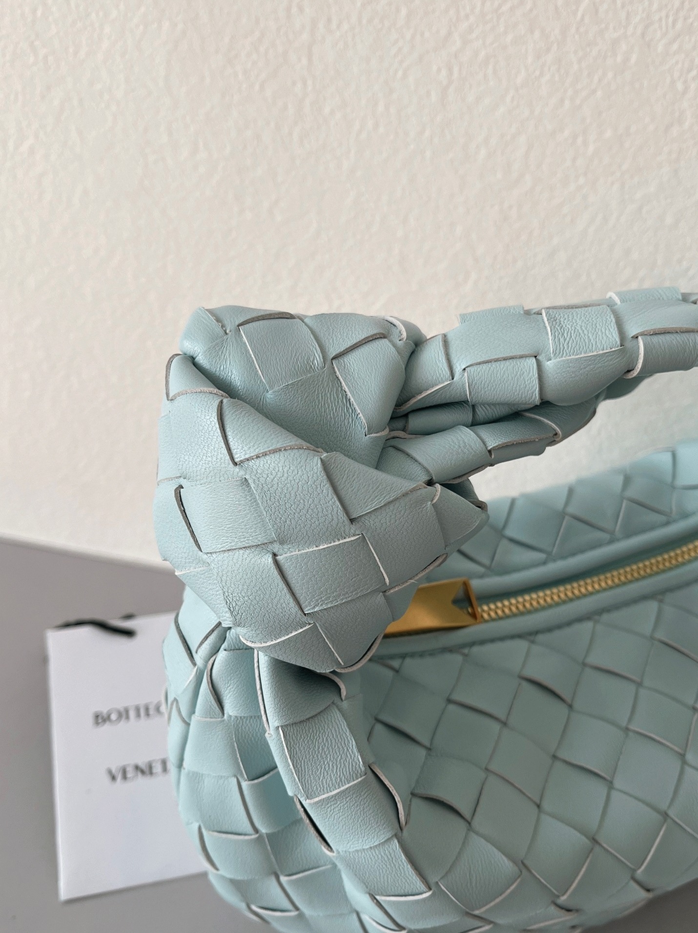 Fake B0tt*ga Ven*ta BV Jodie Mini Bag Teal Washed