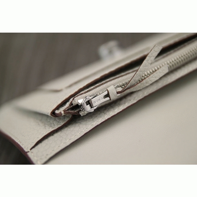 White fake H**me5 Dogon combine wallet
