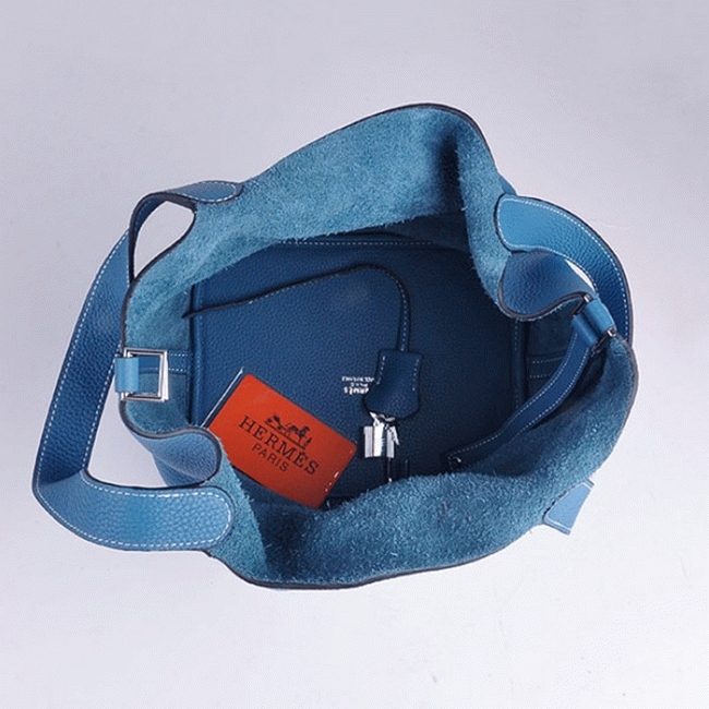 Blue replica H**me5 Picotin Lock handbag