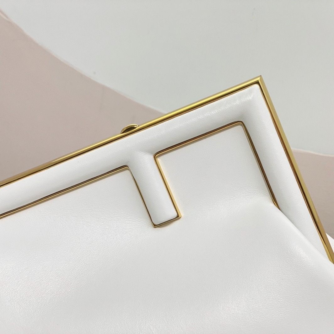 Top Quality Replica Previous Previous F**di First Small Bag In White