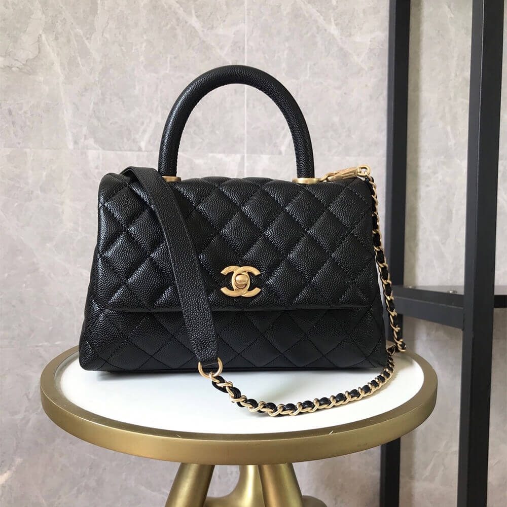 Ch**el Coco handle flap shoulder bag PM