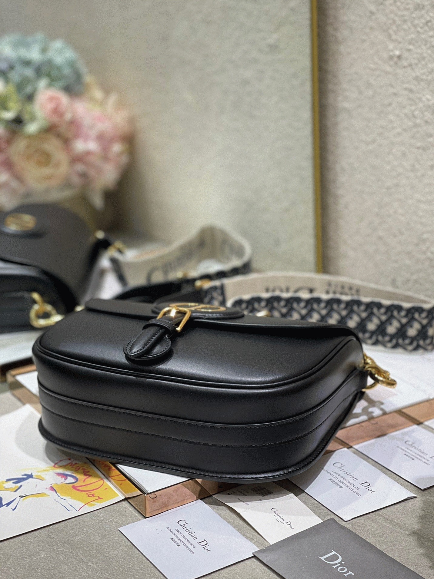 D10r Bobby Large Bag Fake in Black