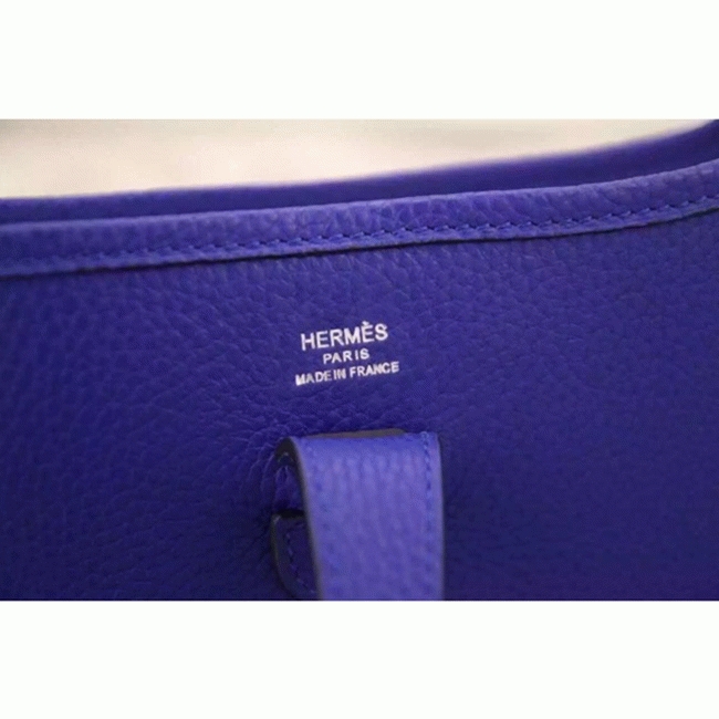 Electric Blue Evelyne III PM Bag Replica AAA H**me5 Crossbody