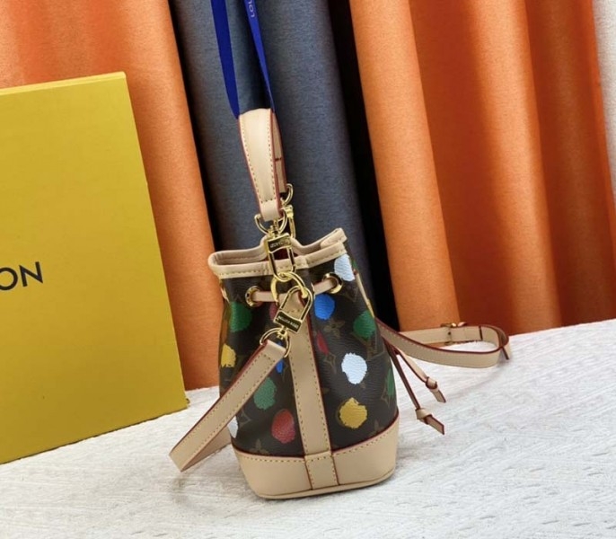 L0vis Vvtt0n X YK Monogram Canvas Nano Noe Bag