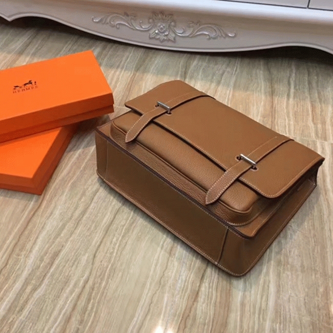 Brown Fake Designer H**me5 Steve Messenger Bag