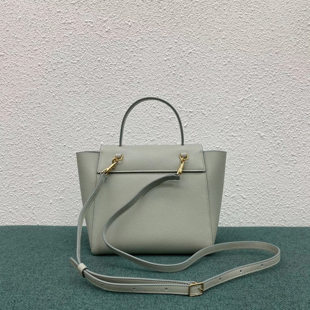 Ce1i*e Belt Nano Bag Imitation in Vert D eau