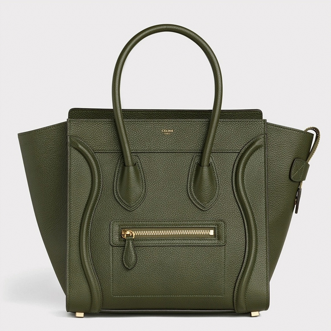 ce1i*e micro lU*gage tote bag knockoff in khaki green