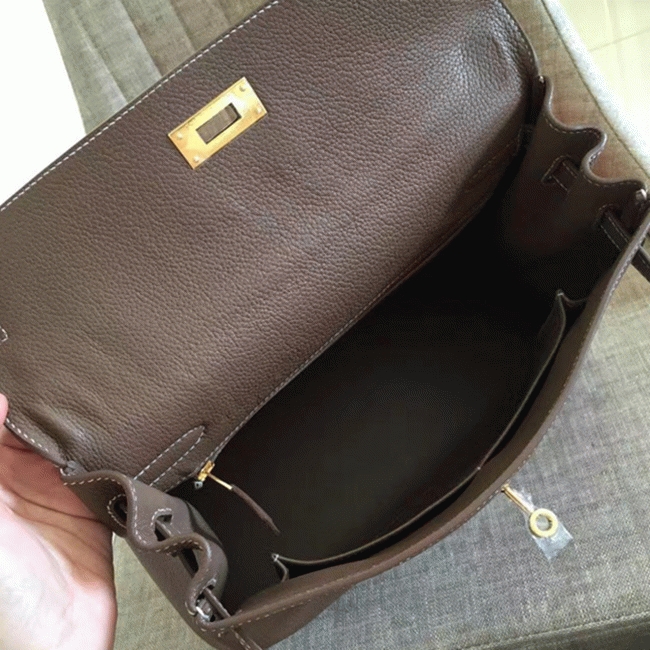 Etoupe Clemence Fake H**me5 Kelly Retourne 28cm Classic Tote
