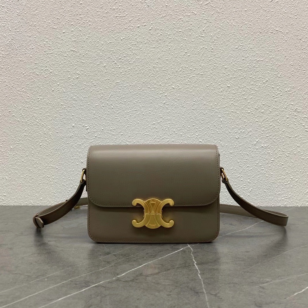 Top Quality Fake Ce1i*e Triomphe Teen Bag In Grey