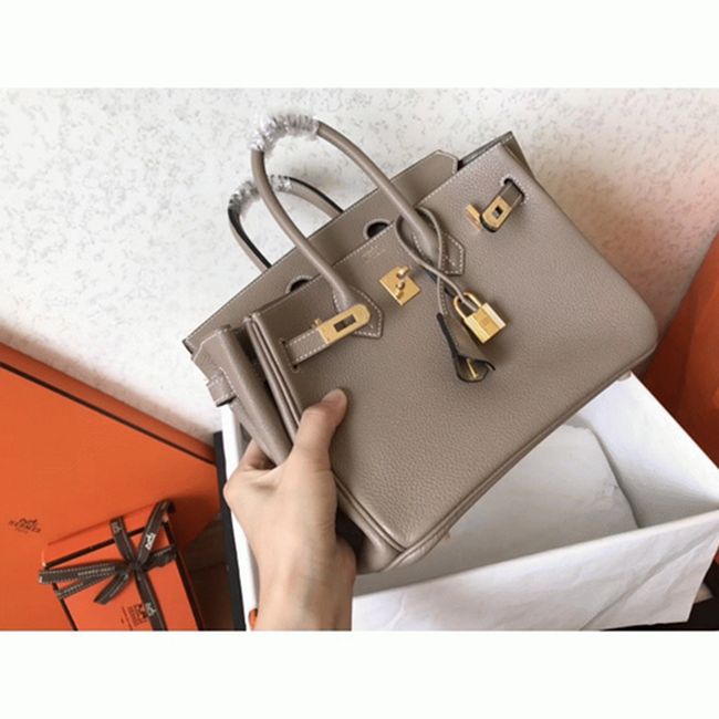 Tourterelle H**me5 Birkin 25cm AAAAA Replica Handbag