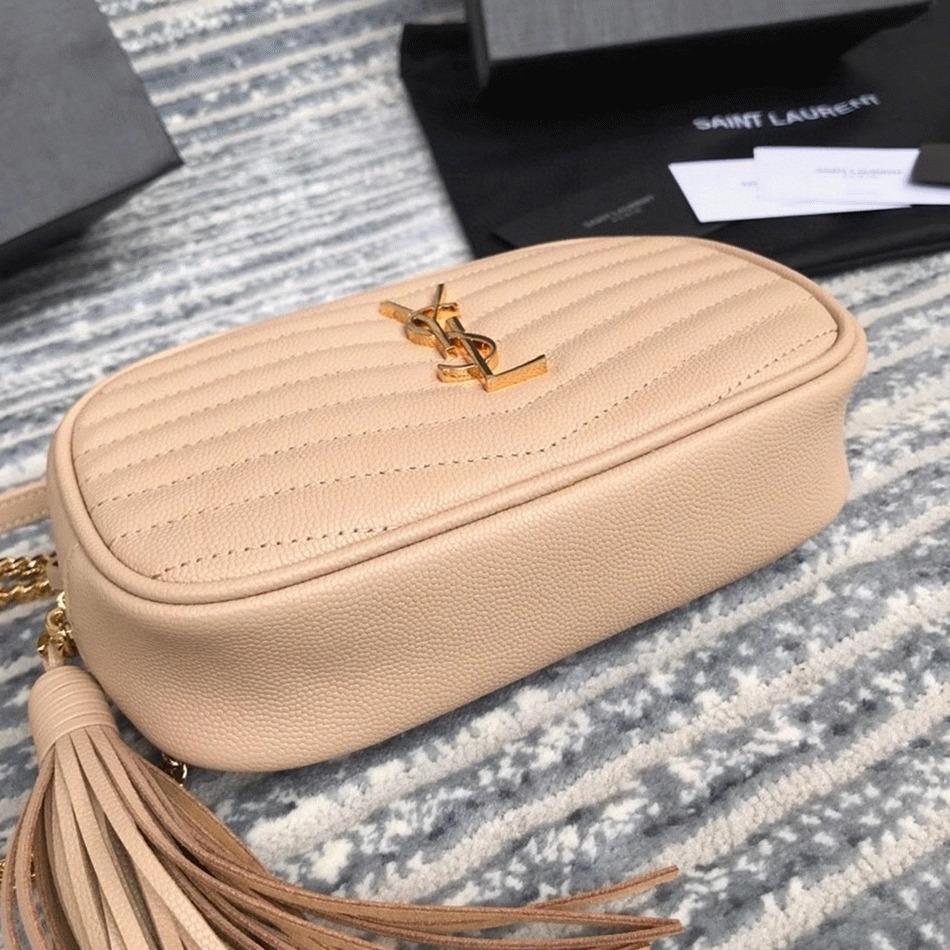 Replica Sa1nt Lau*nt Lou Mini Bag Beige