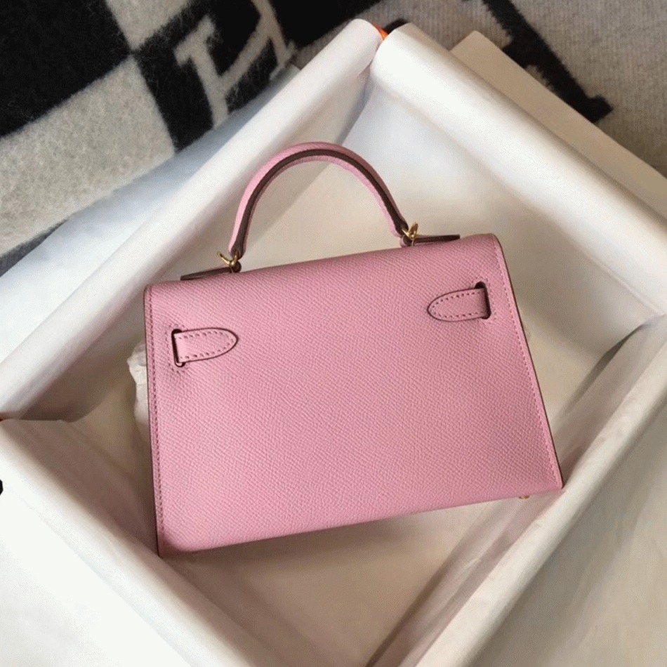 H**me5 Kelly Mini II Bag Fake in Mauve Sylvestre