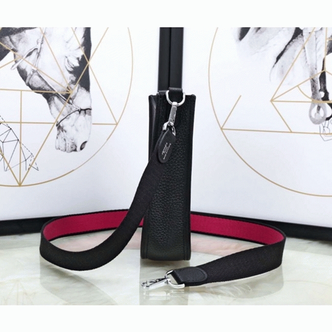 Black Evelyne II TPM Knockoff H**me5 Messenger Shoulder Bag