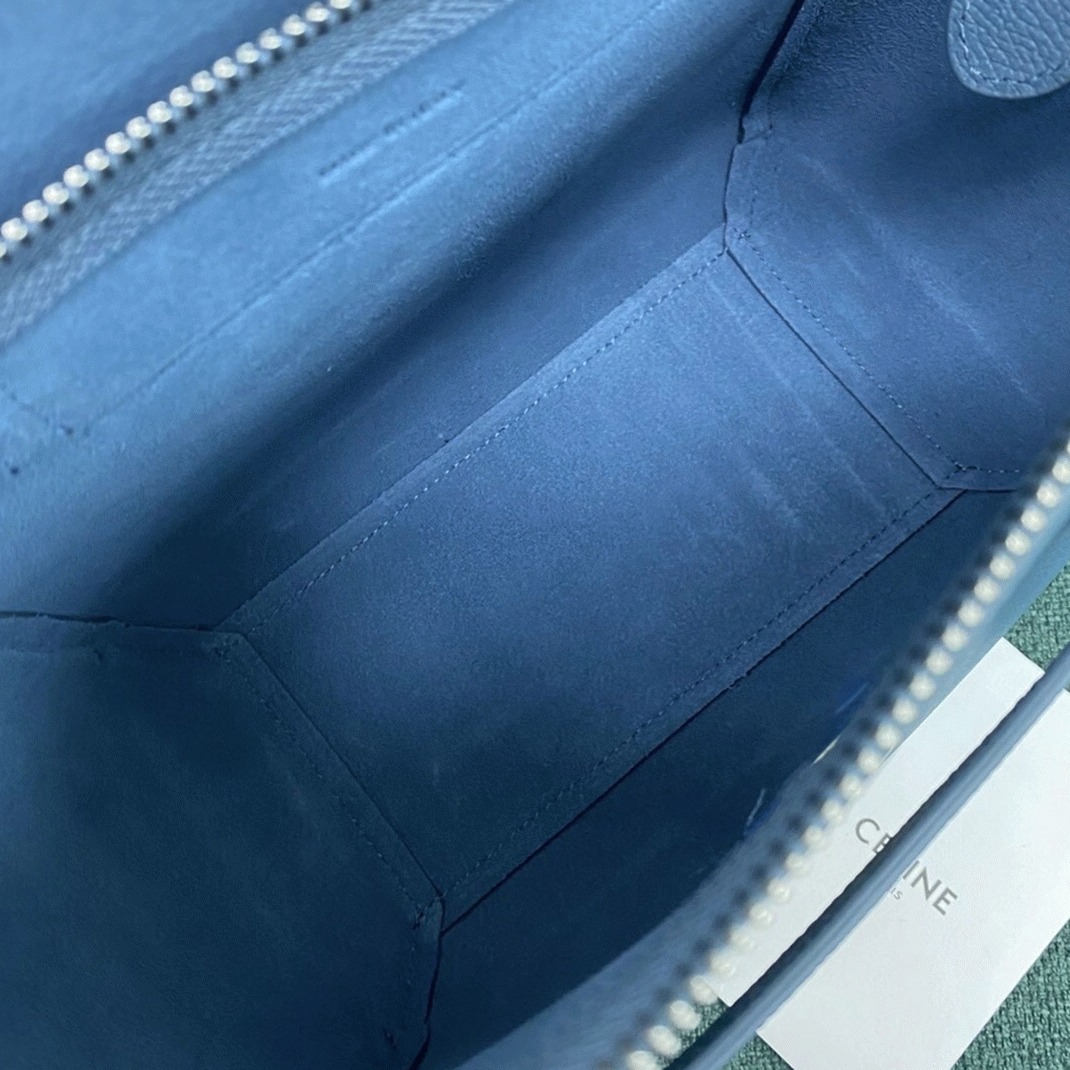 Ce1i*e Belt Nano Bag Replica in Slate Blue