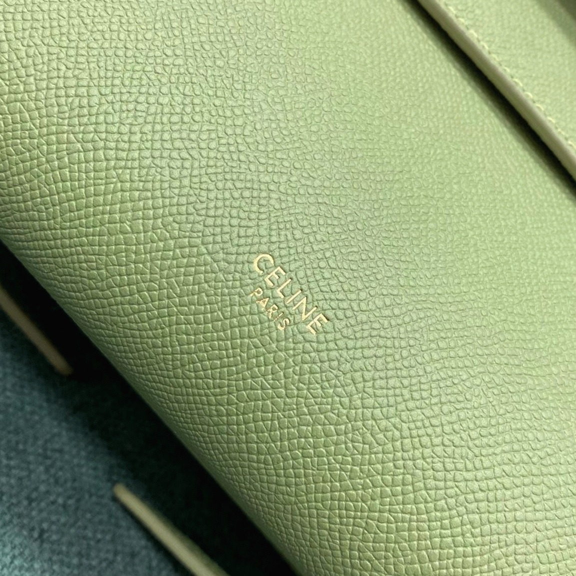 Ce1i*e Belt Nano Bag Fake in Sage