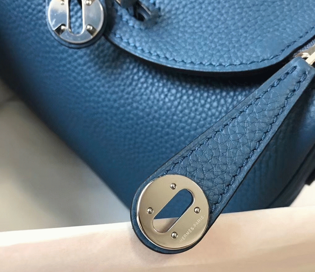 Replica H**me5 Lindy Mini handbag in blue agate