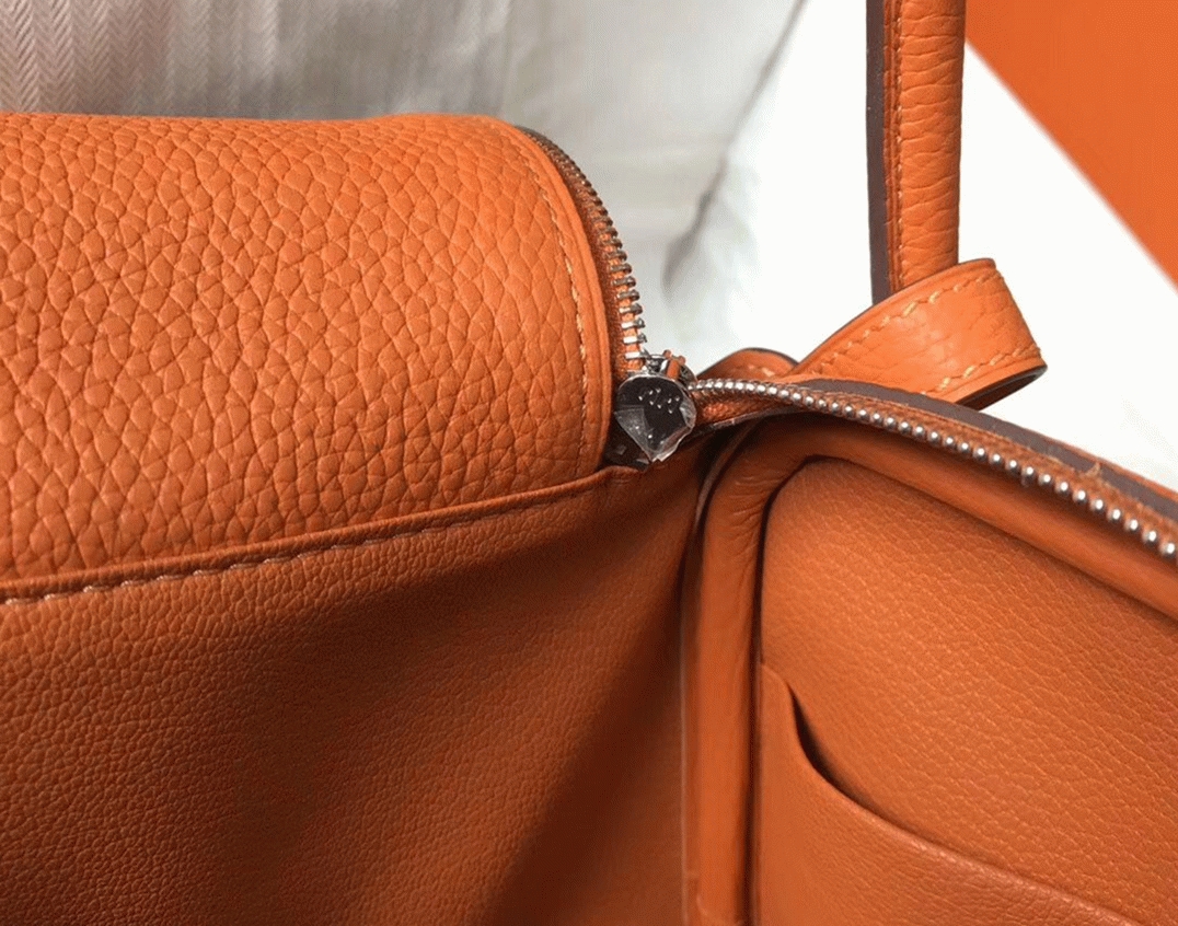 Copy H**me5 Lindy 26cm handbag in orange