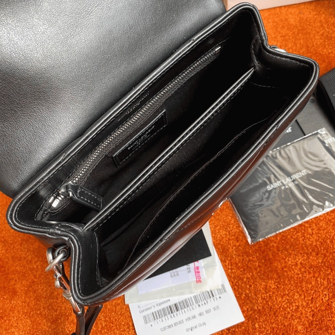 Replica Sa1nt Lau*nt LouLou Toy Strap Bag Noir