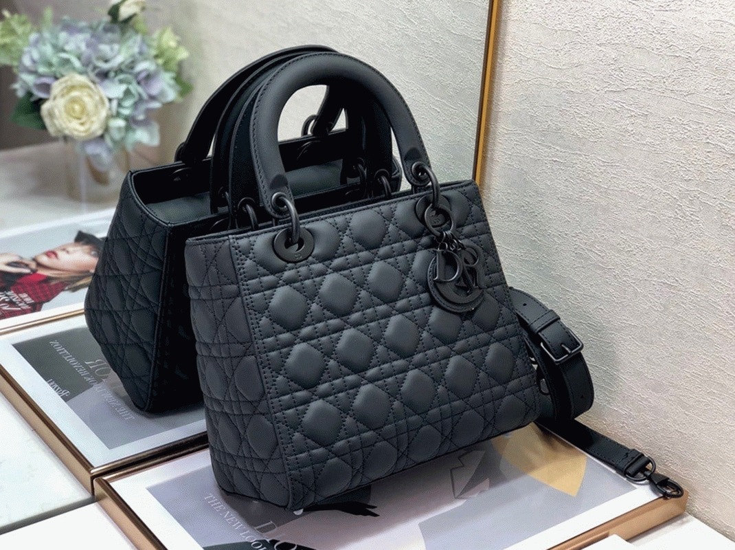 D10r Lady D10r Medium Bag Replica in Black