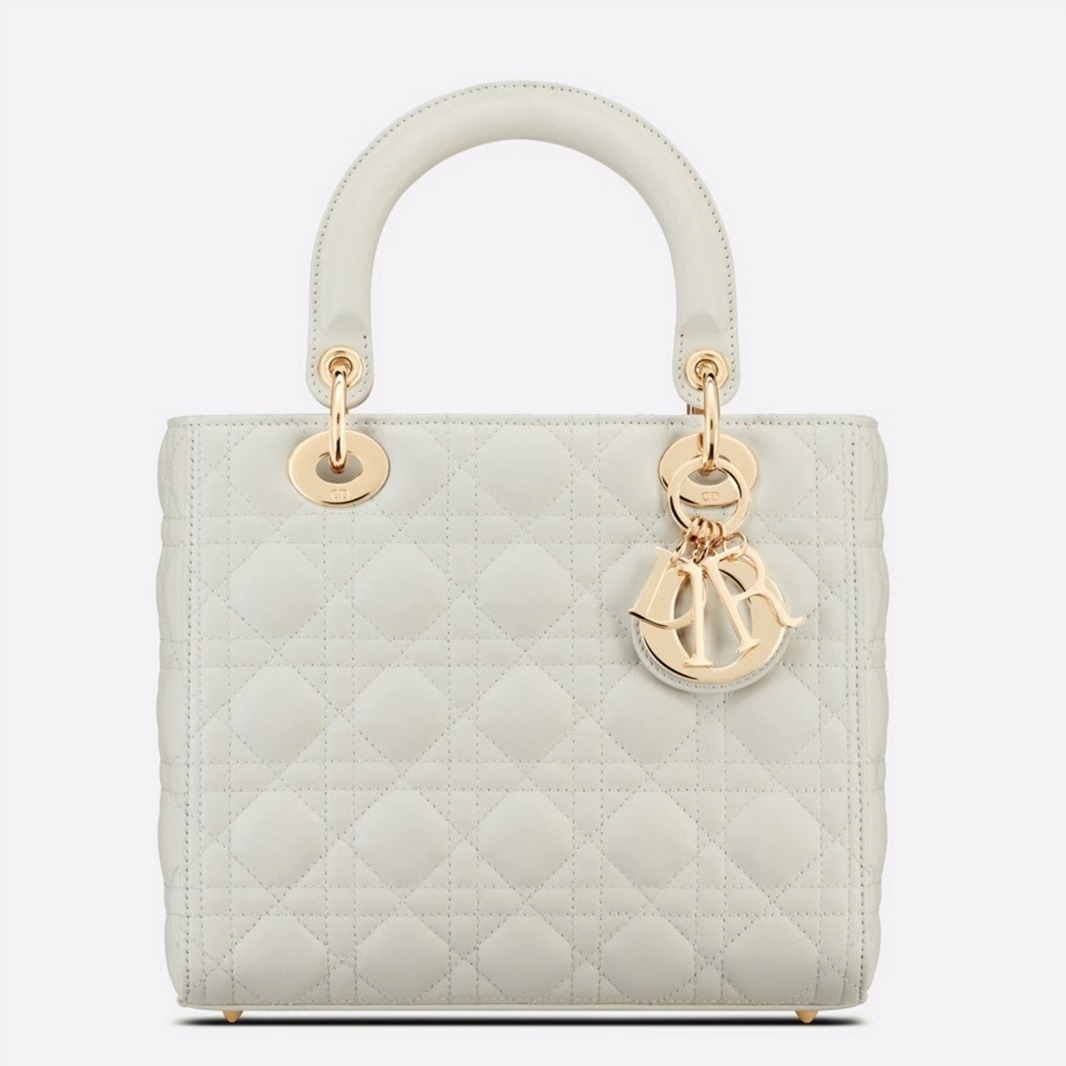 D10r Lady D10r Medium Bag Replica in White